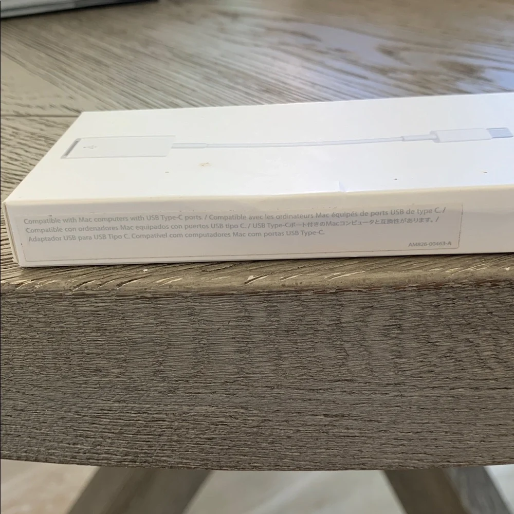 Apple USB-C to USB Adapter - Sleek White, NWT